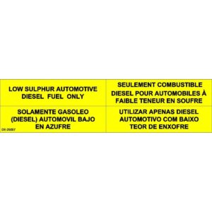 Decal Automotive Diesel