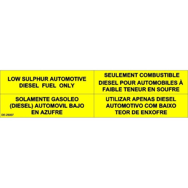 Decal Automotive Diesel