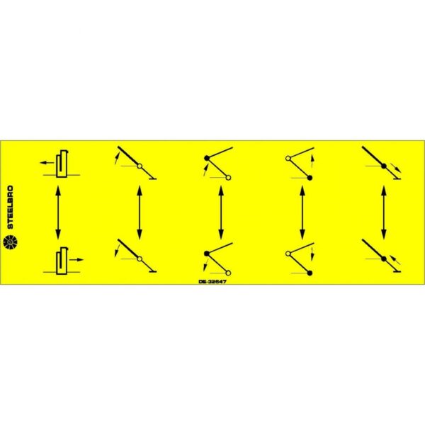 Decal Valve Manual Operation SB362 LH