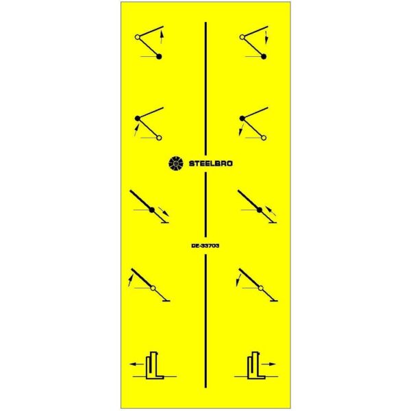 Decal Vlv Manual Oprtn SB401 RH