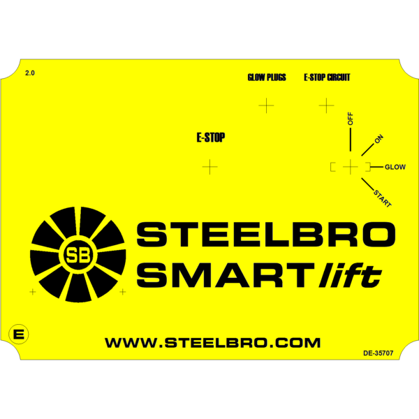 Decal E-Box SMARTlift (Key start)