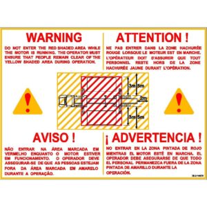 Decal Danger Zones Sidelifter ML