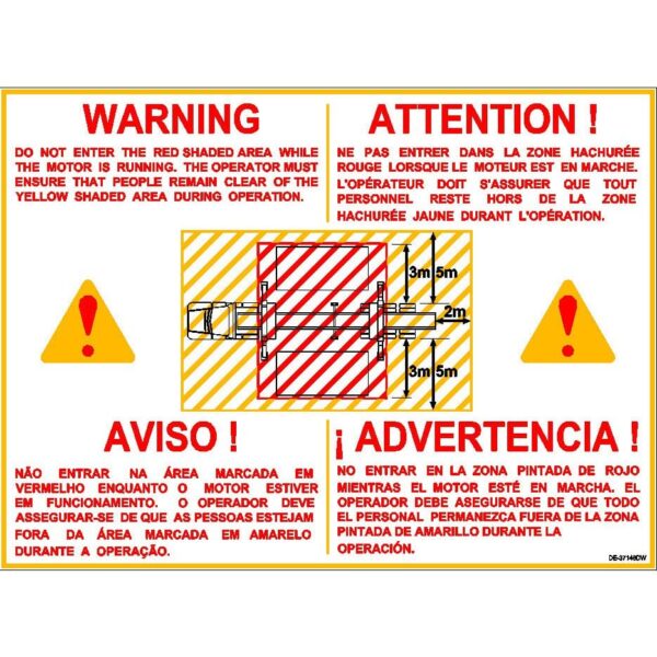 Decal Danger Zones Sidelifter ML