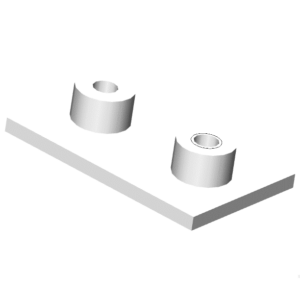 Plate Weld Short Single Clamp (12.7-18)