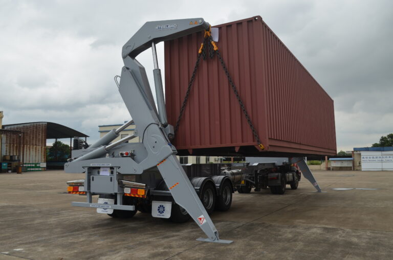 Steelbro sidelifter container trailer