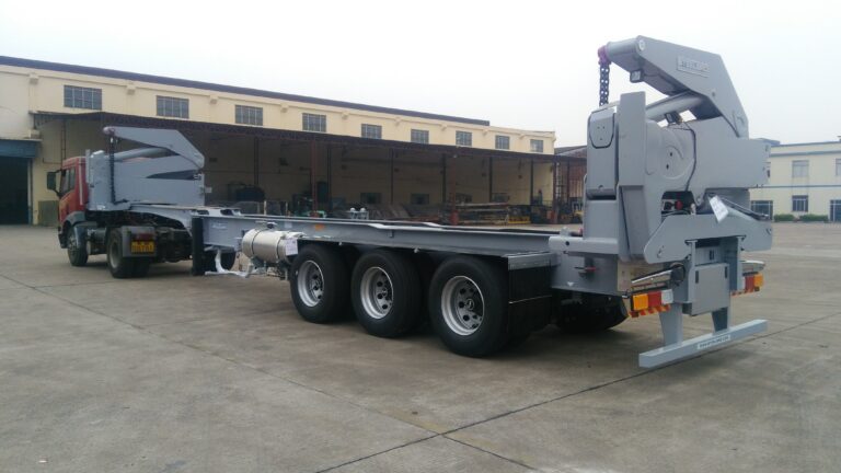 Steelbro Sidelifter trailer for container handling